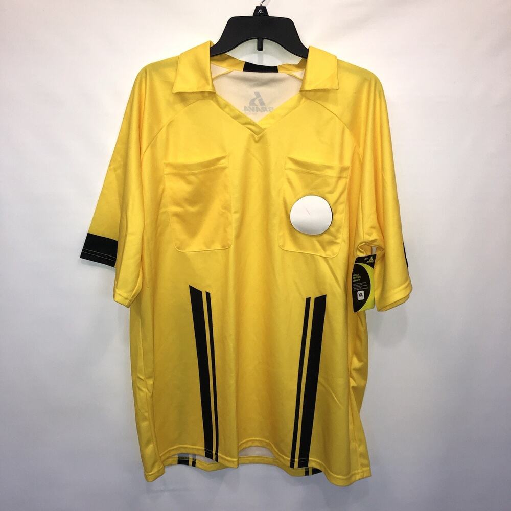 Brava Soccer Pullover Adult XL Multicolor Short Sleeve Referee Jersey NWT